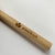 Close up of Prana Brush logo on a bamboo toothbrush 